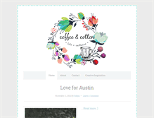 Tablet Screenshot of coffeeandcotton.com